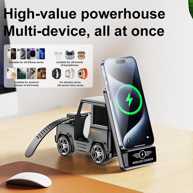 Xwatch Smartwatch - Multifunctional Wireless Charger 3-in-1 for iPhone16-11