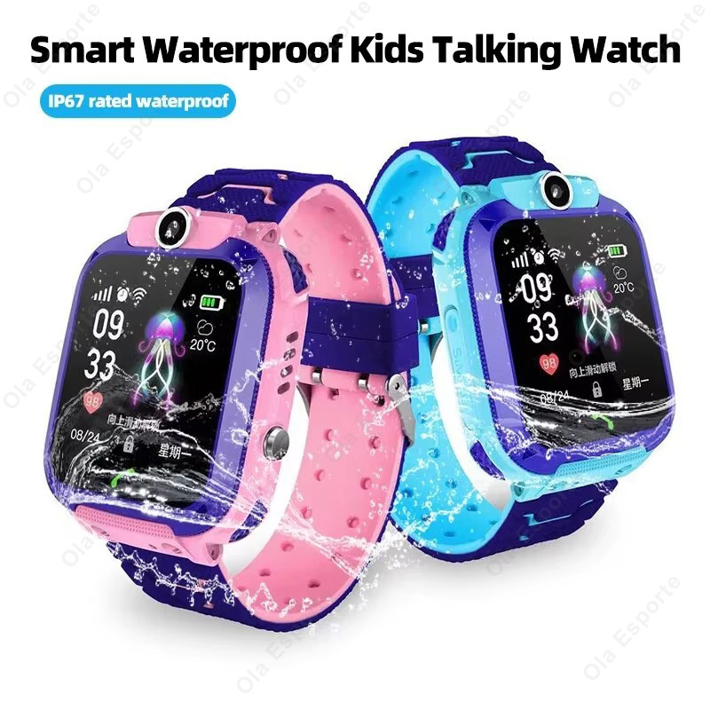 Smartwatch Digital Watches For Kid Boy With Alarm - Q12 Kids Smart 2G Call Phone