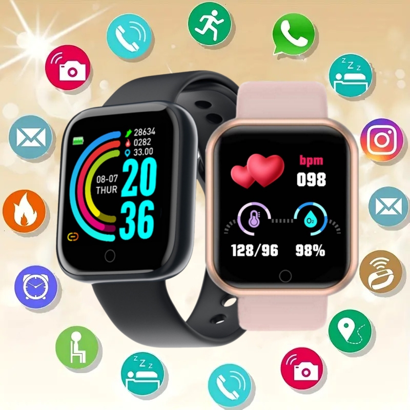 Watch Smart Y68 - Smart Watch Message Remind Music Control