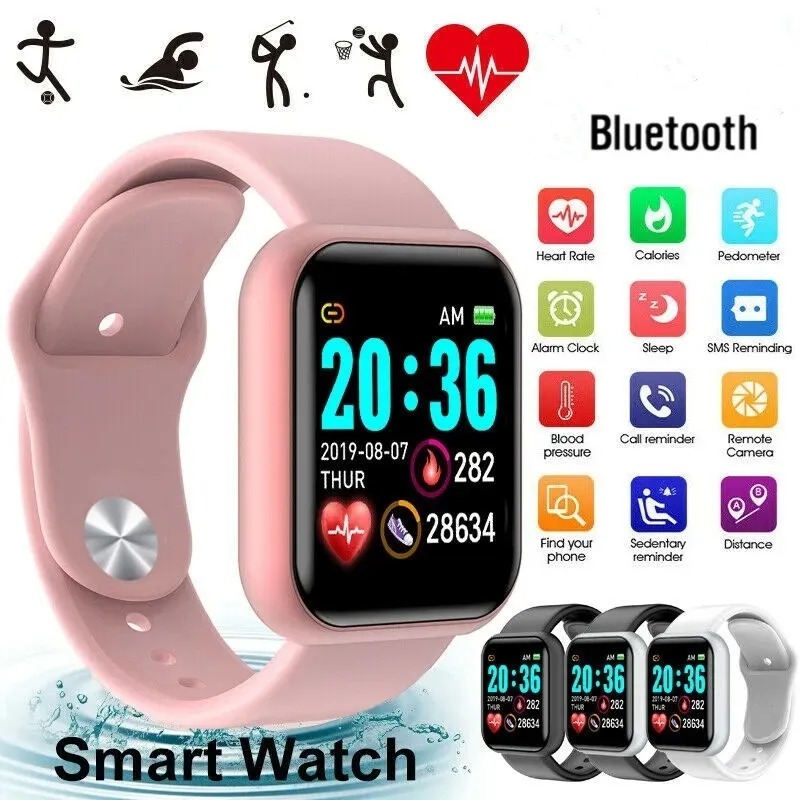 Watch Smart Y68 - Sports Smartwatch Women Bracelet Men Smart