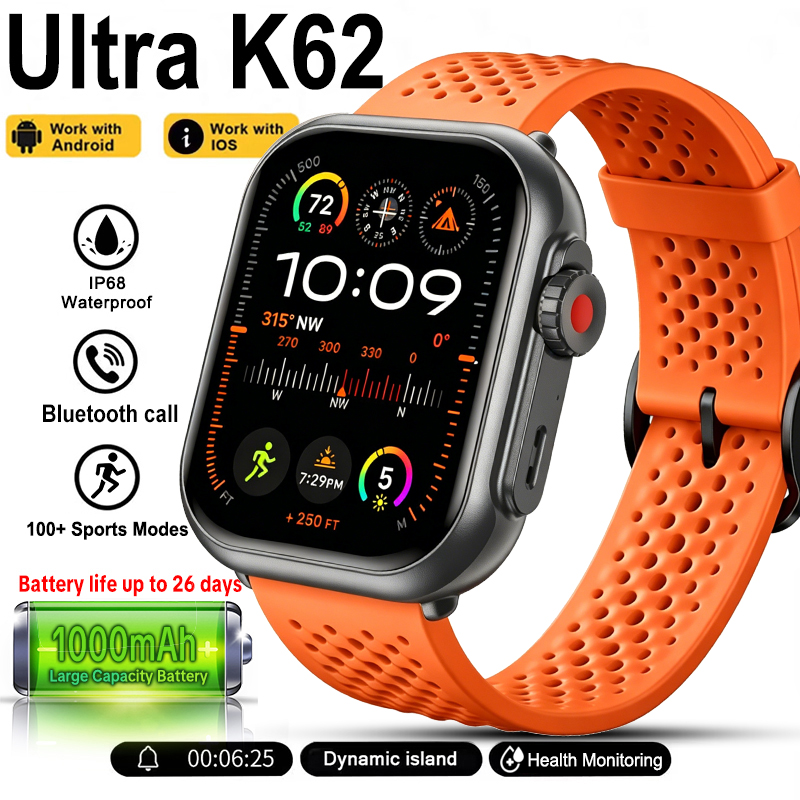 Smartwatch Sports Watches For Women - New Watch Ultra K62 Smartwatch Men