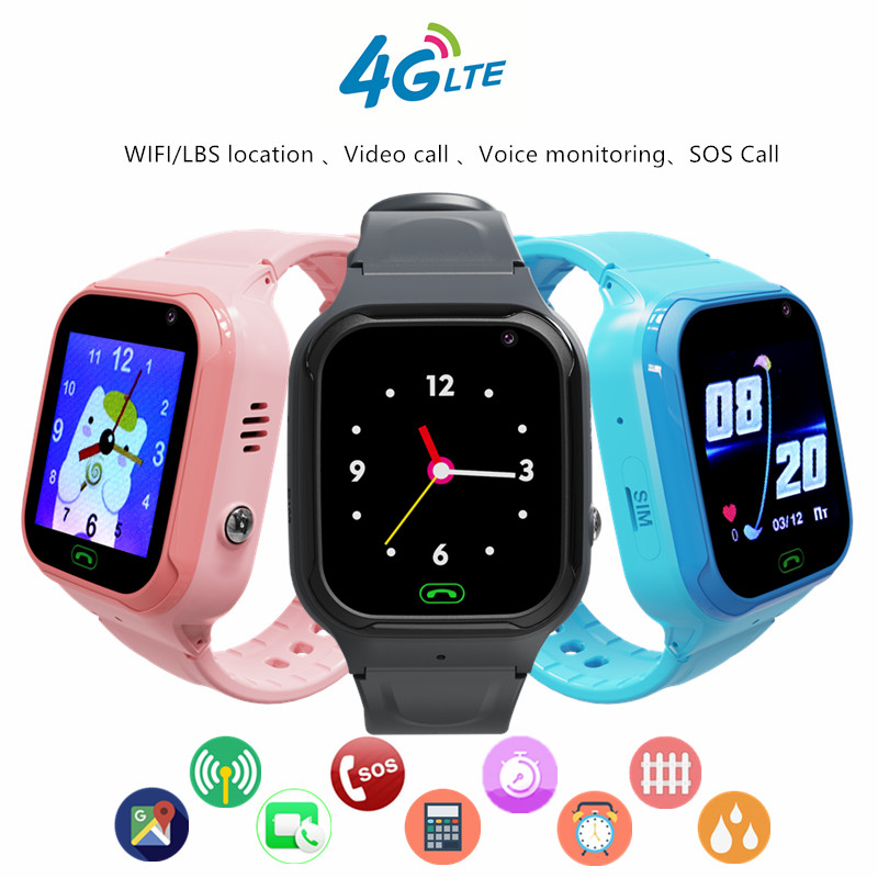 Smartwatch Digital Watches For Kid Boy With Alarm - 4G Kids Smart Phone Watch Video
