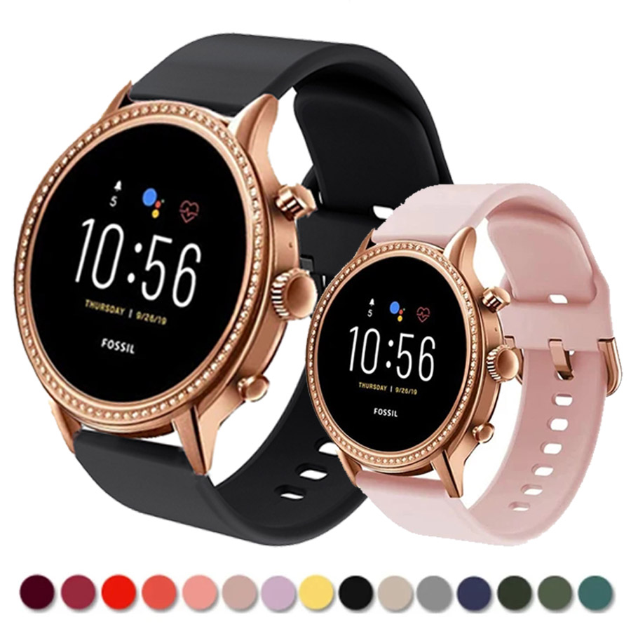 Fossil Watches Smartwatch Gen 4 - Silicone Strap For Fossil Women's Gen