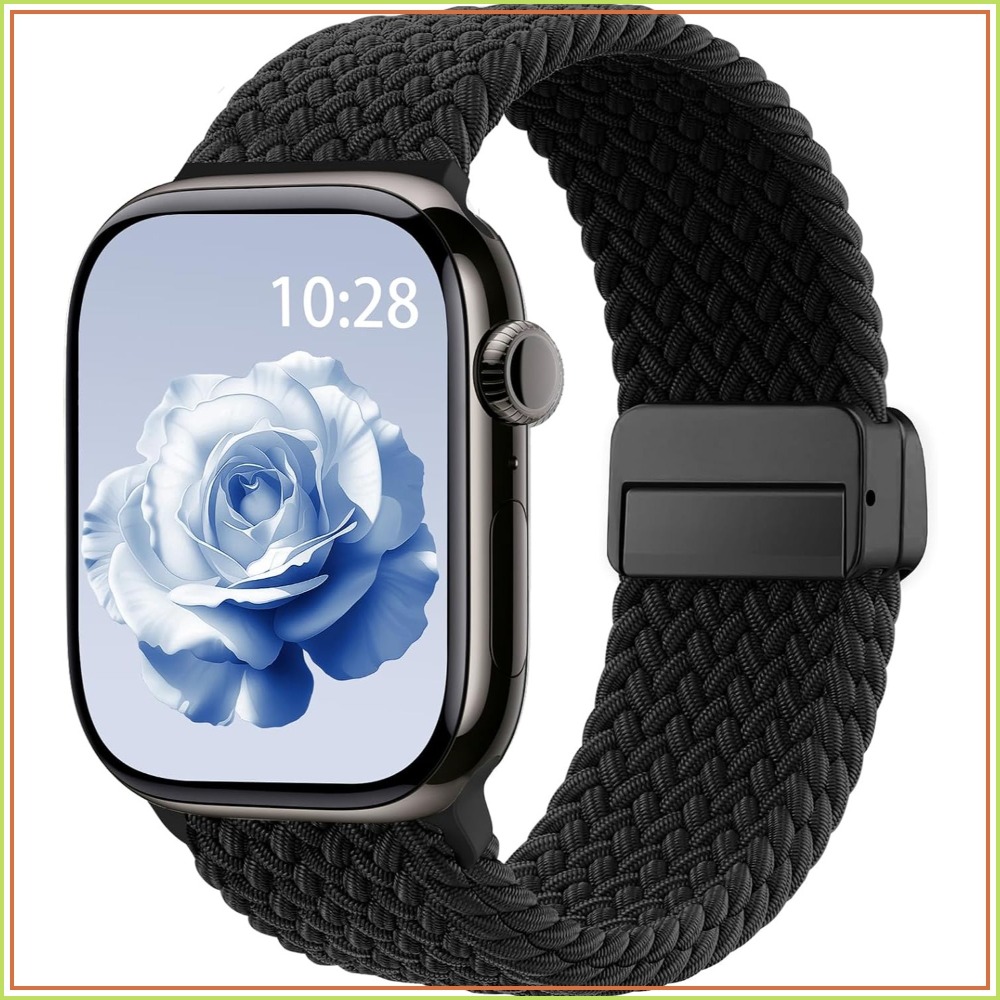 Apple Watch Band - Soft Nylon Solo Loop Magnetic Sport