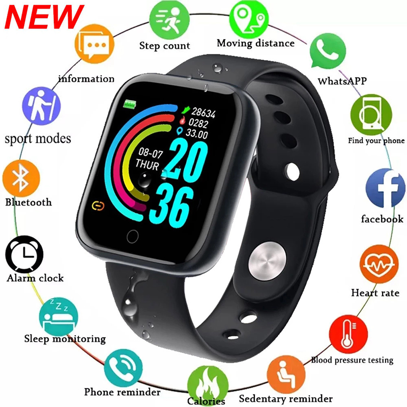 Watch Smart Y68 - Y68 Smart Watch Men Women Heart