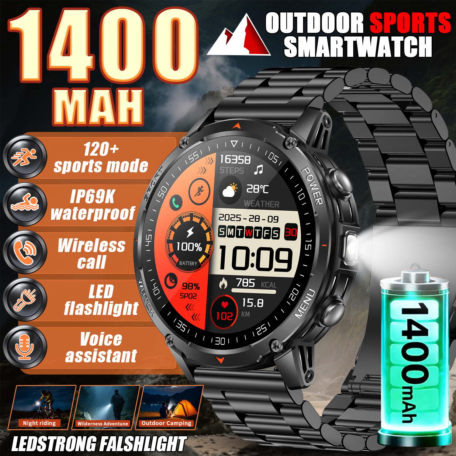 Smartwatch Trending Watches For Men - 2026 New Military Smart Watch Men