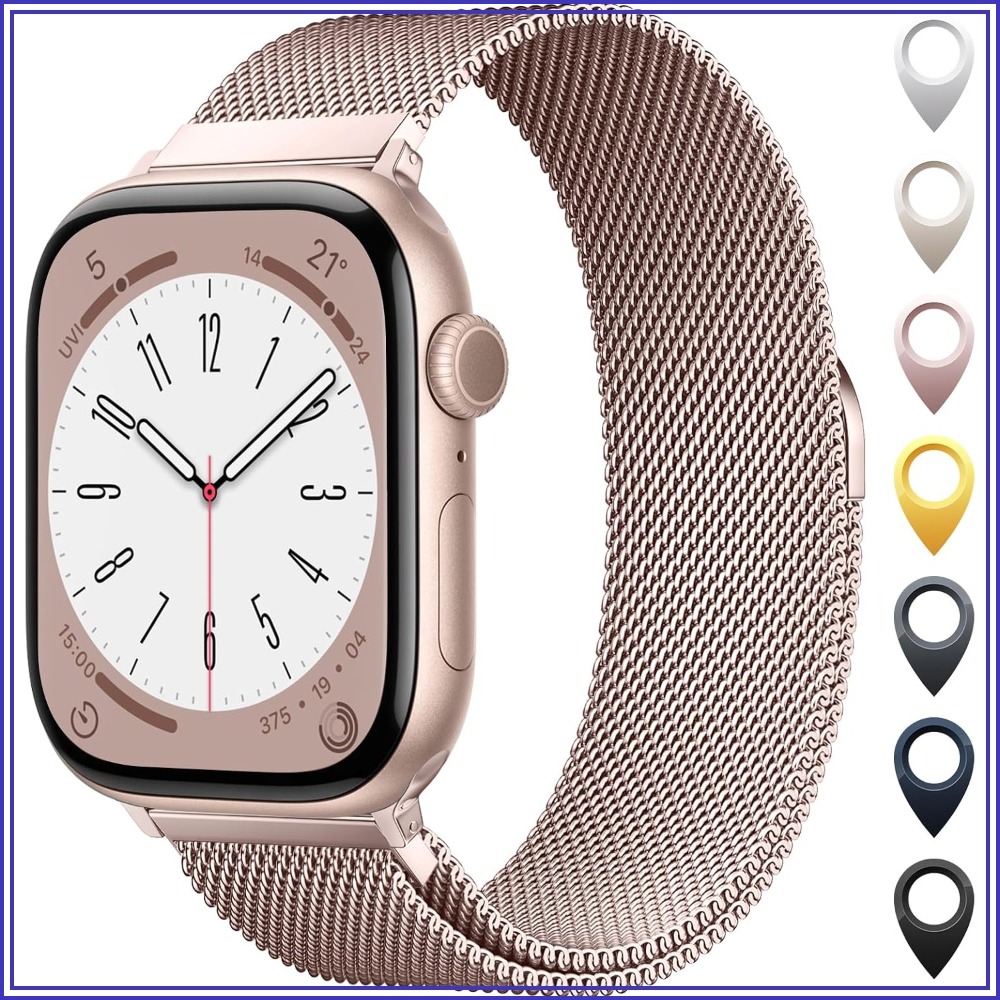 Apple Watch Band - Stainless Steel Mesh Loop Compatible Apple