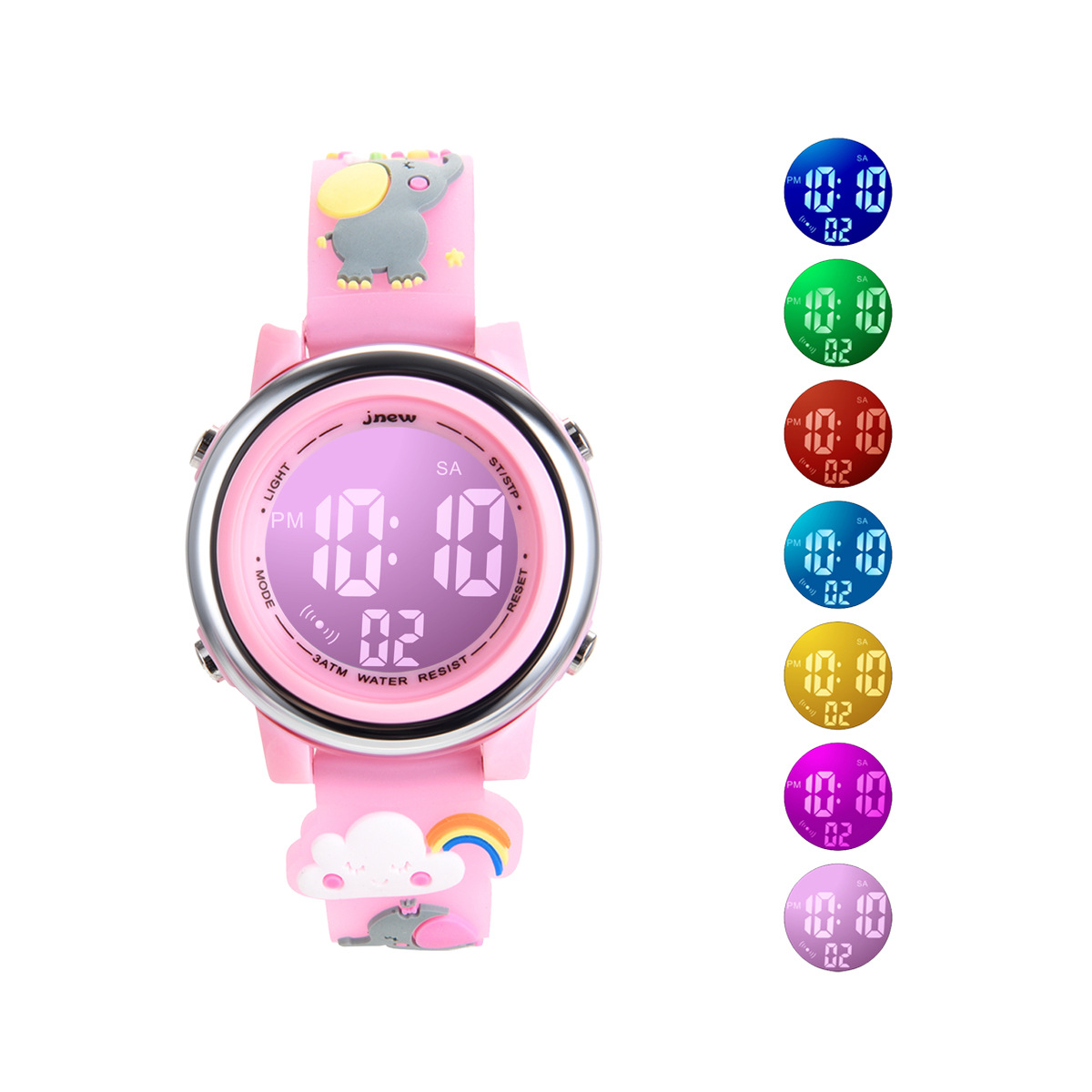 Smartwatch Digital Watches For Kid Boy With Alarm - UTHAI H120 Children's Cartoon Sports Watch