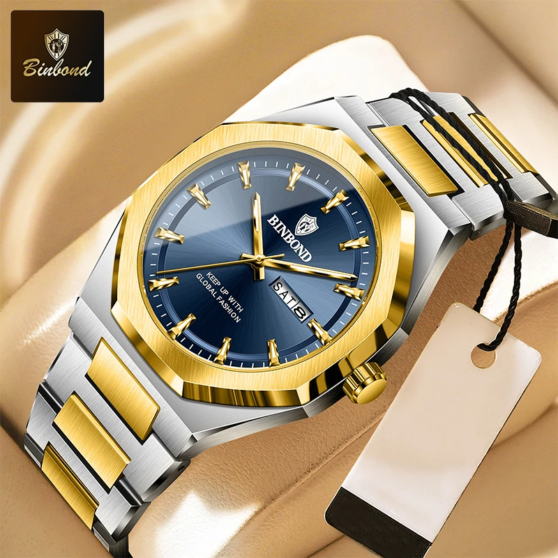 Smartwatch Trending Watches For Men - BINBOND Fashion Trend Men's Quartz Watch