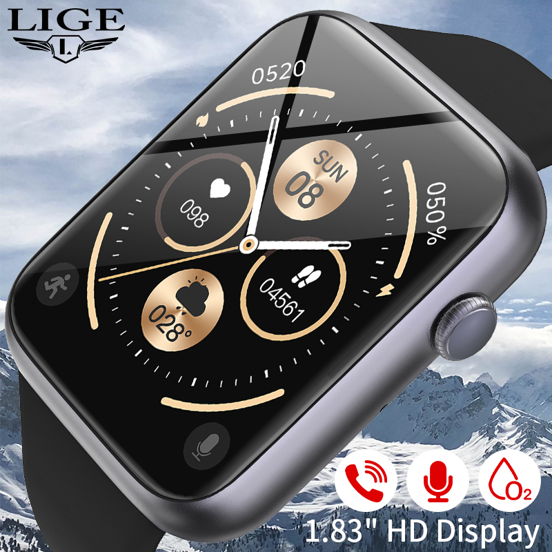 Smartwatch Watches For Sale - LIGE Smart Watch Sports Heart Rate