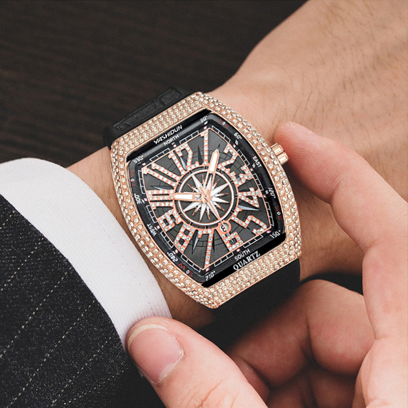 Smartwatch Trending Watches For Men - New Men Watch Quartz Watch Diamond