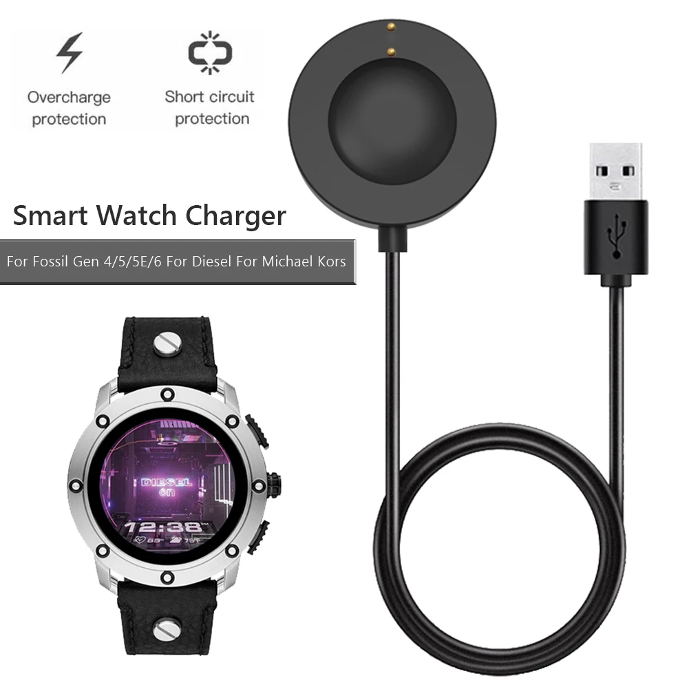 USB Magnetic Fast Charge Charg - đánh giá và giá Fossil Watches Smartwatch Gen 4