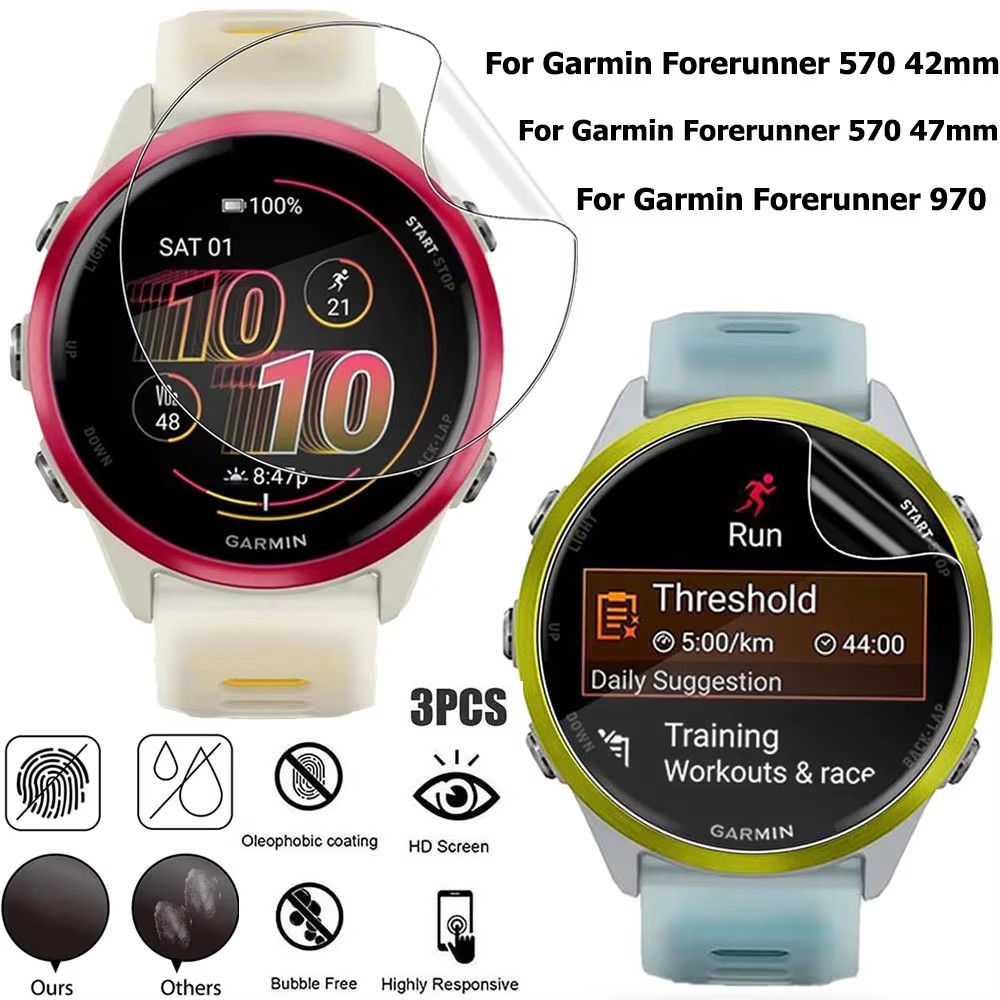 1-3Pcs Hydrogel Film For Garmi - đánh giá và giá Xwatch Smartwatch