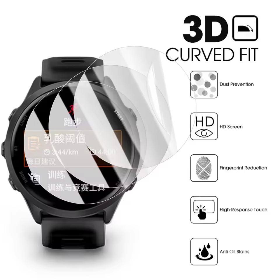 1-3Pcs Hydrogel Film For Garmi - đánh giá và giá Xwatch Smartwatch