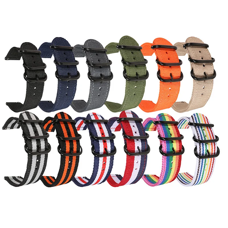 20mm  22mm Universal Nylon Wat - đánh giá và giá Smartwatch Army Watches For Men