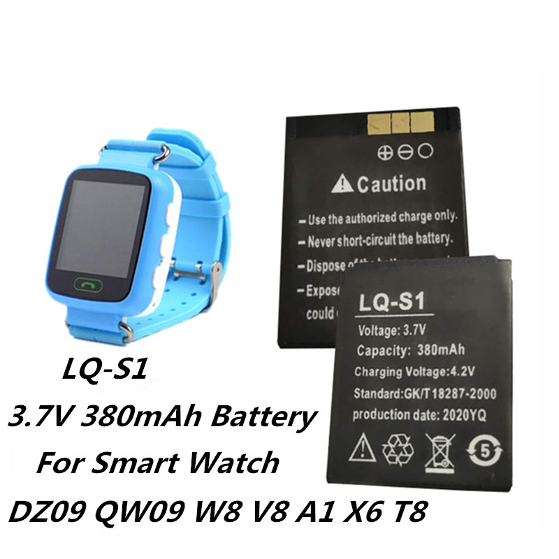 1-4PCS LQ-S1 3.7V 380mAh Recha - đánh giá và giá Watch V8