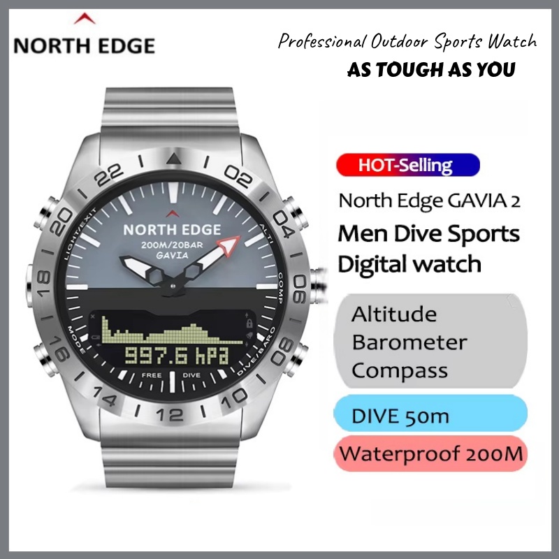 NORTH EDGE Luxury Men Smart Wa - đánh giá và giá Smartwatch Army Watches For Men