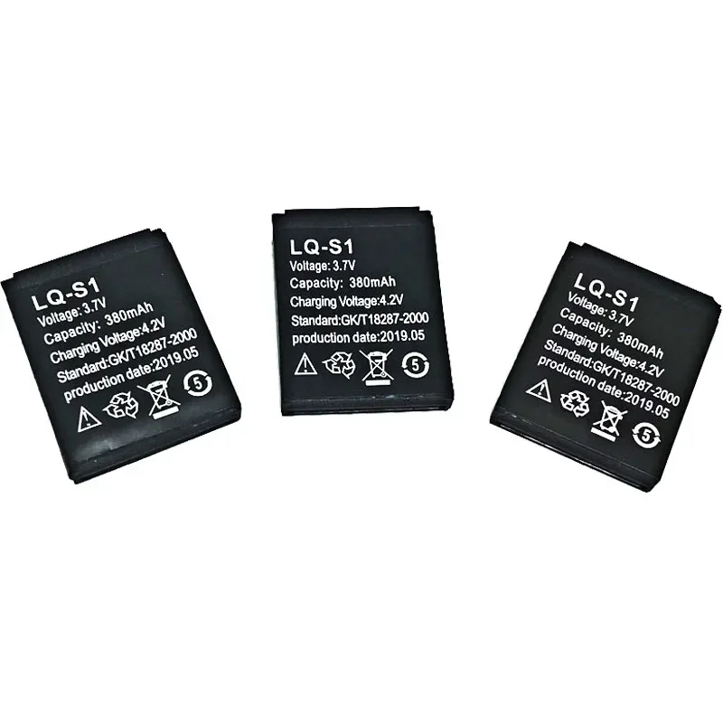 Mới LQ-S1 Pin Sạc 3.7V 380MAh  - đánh giá và giá Watch V8