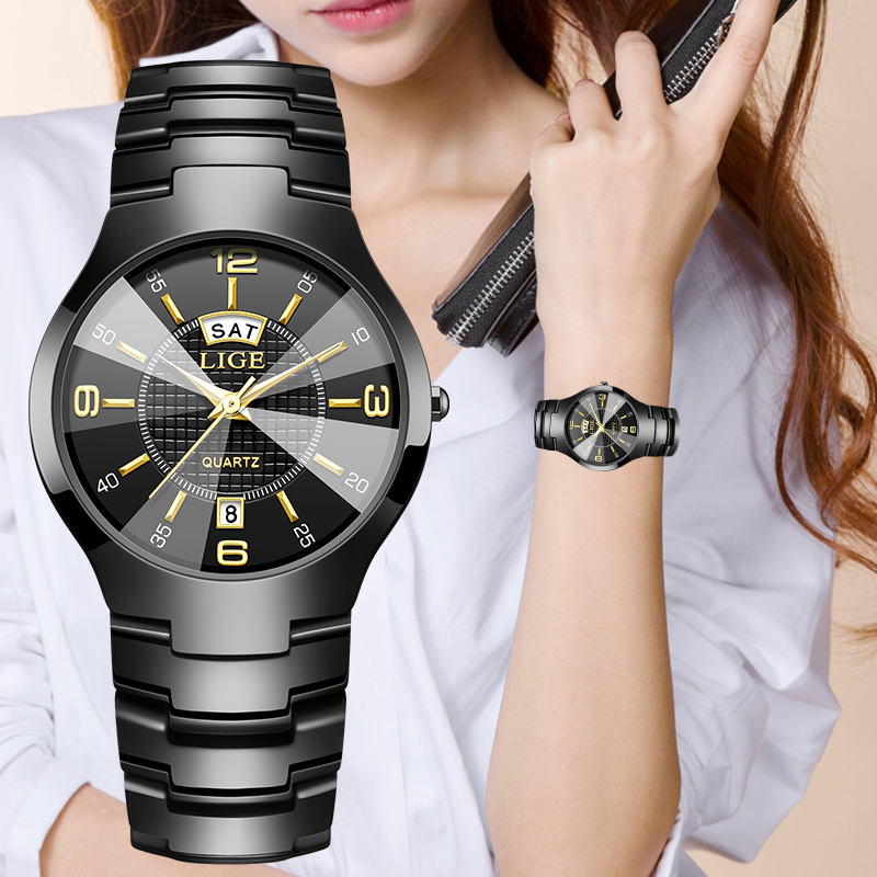 LIGE Fashion Elegant Women's W - đánh giá và giá Luxury Ceramic Watch