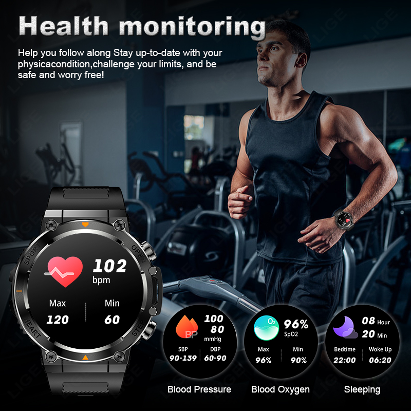 LIGE 2026 Smart Watches Heart  - đánh giá và giá Smartwatch Watches For Sale