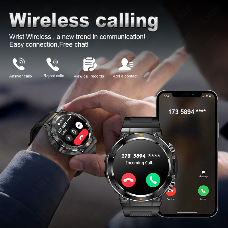LIGE 2026 Smart Watches Heart  - đánh giá và giá Smartwatch Watches For Sale