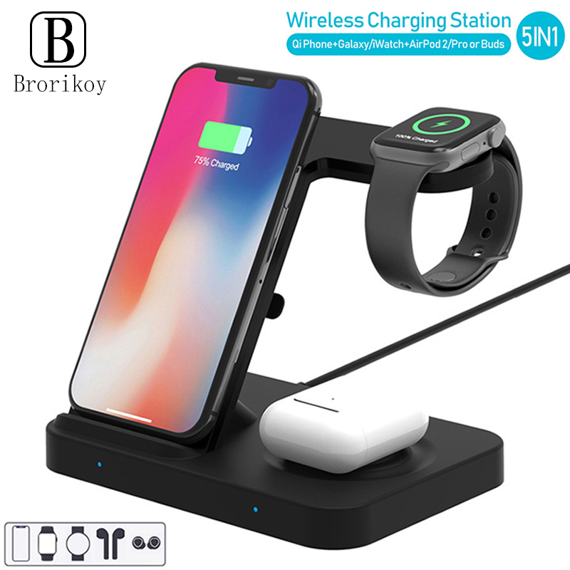 5-in-1 wireless charging stati - đánh giá và giá Watch Watch Xs