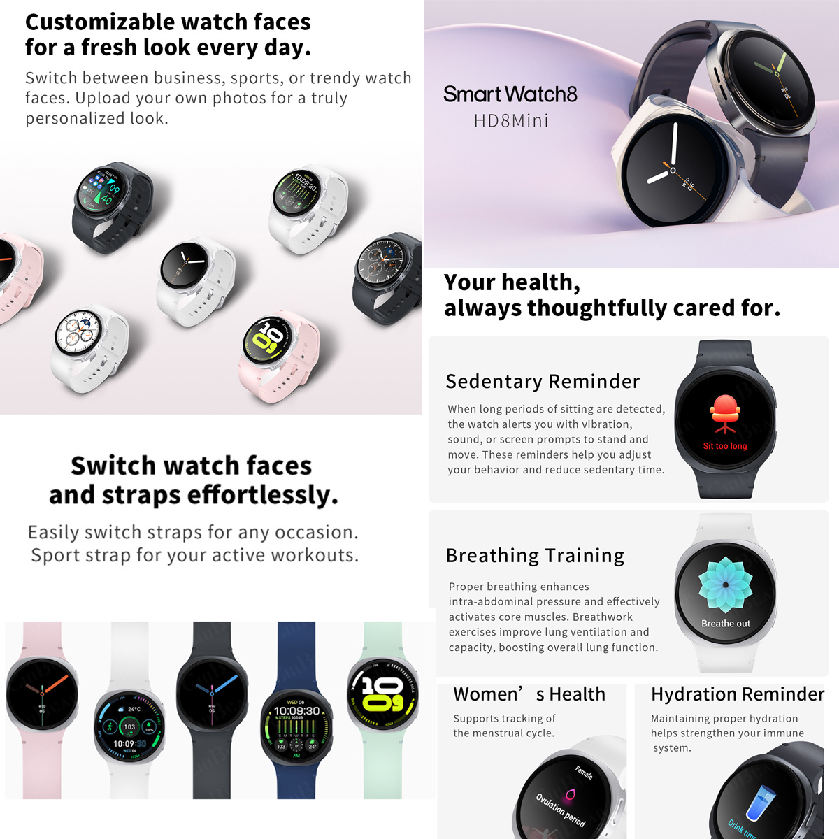 2026 New Watches 8 Mini GPS Tr - đánh giá và giá Smartwatch Sports Watches For Women