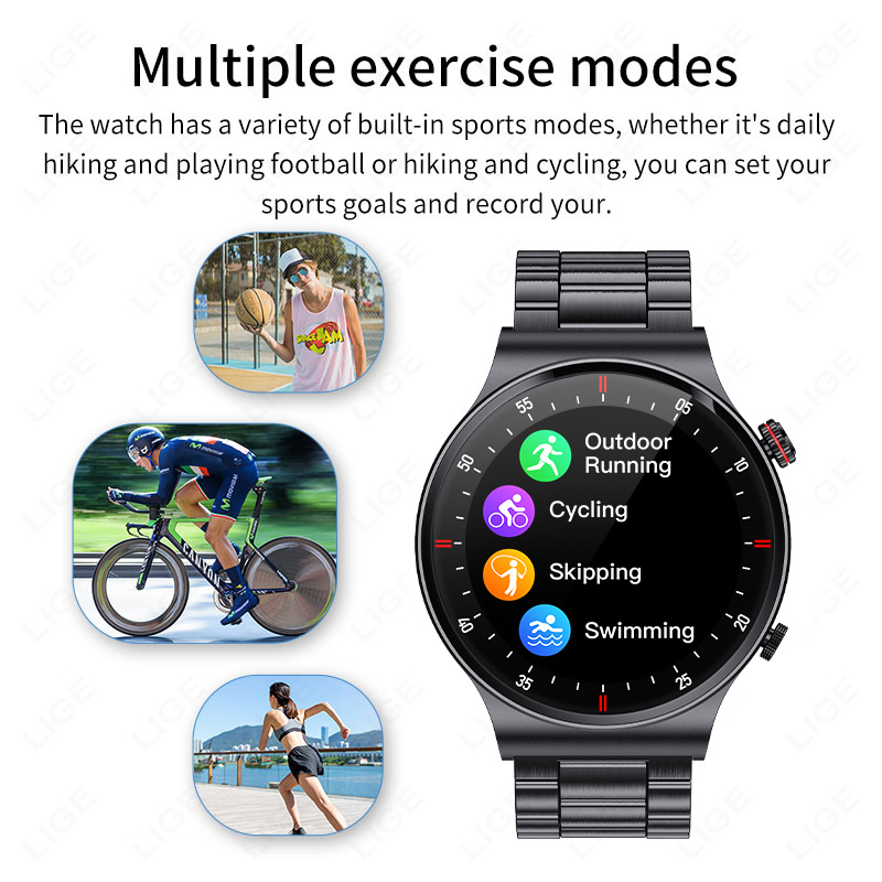 LIGE 2026 NFC Smart Watch Men  - đánh giá và giá Smartwatch Sports Watches For Women