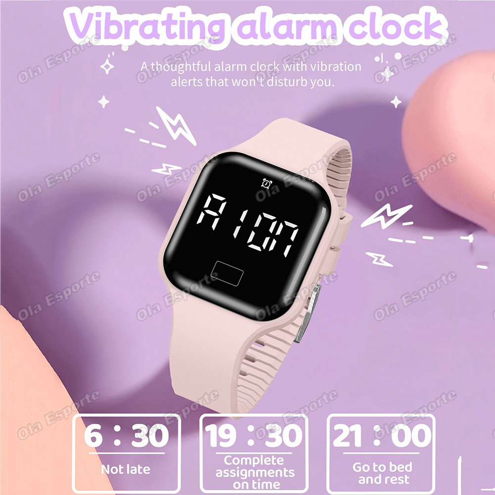 Fashion Kids Smart Watch Unise - đánh giá và giá Smartwatch Digital Watches For Kid Boy With Alarm