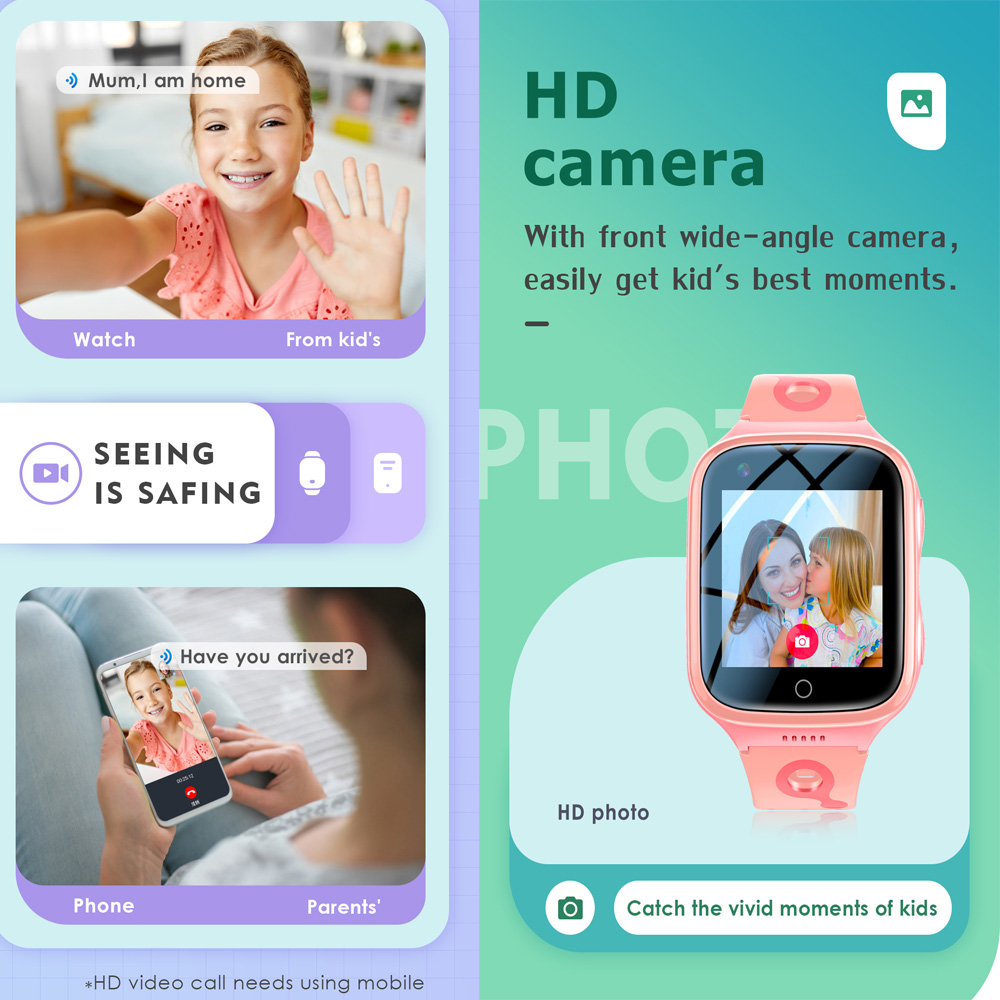 Hot 4G Kids Smartwatch 1000 Ma - đánh giá và giá Smartwatch Digital Watches For Kid Boy With Alarm