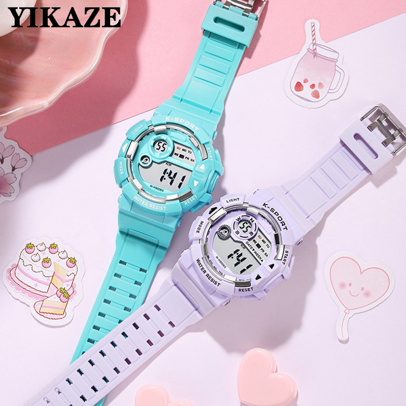 YIKAZE Kids Watches Fashion Lu - đánh giá và giá Smartwatch Digital Watches For Kid Boy With Alarm