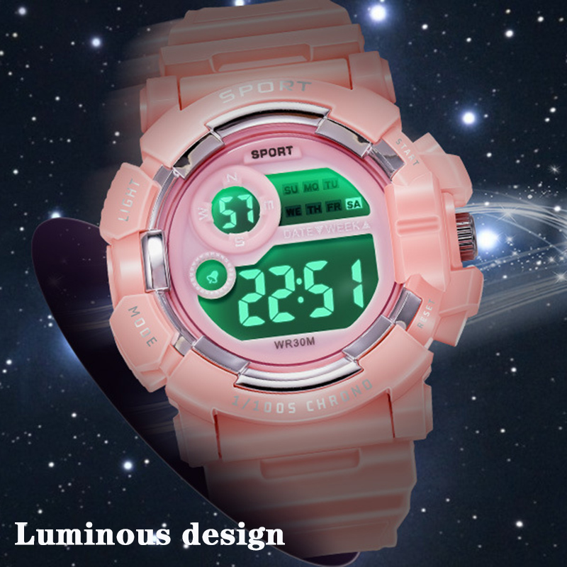 YIKAZE Kids Watches Fashion Lu - đánh giá và giá Smartwatch Digital Watches For Kid Boy With Alarm