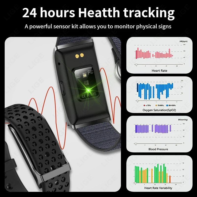 LIGE No Screen Smart Watch Hea - đánh giá và giá Smartwatch Latest Watches For Women