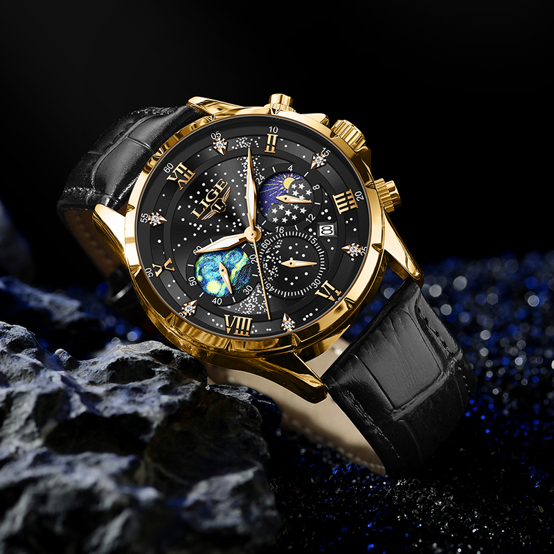 LIGE 2026 Top Luxury Brand Men - đánh giá và giá Smartwatch Army Watches For Men