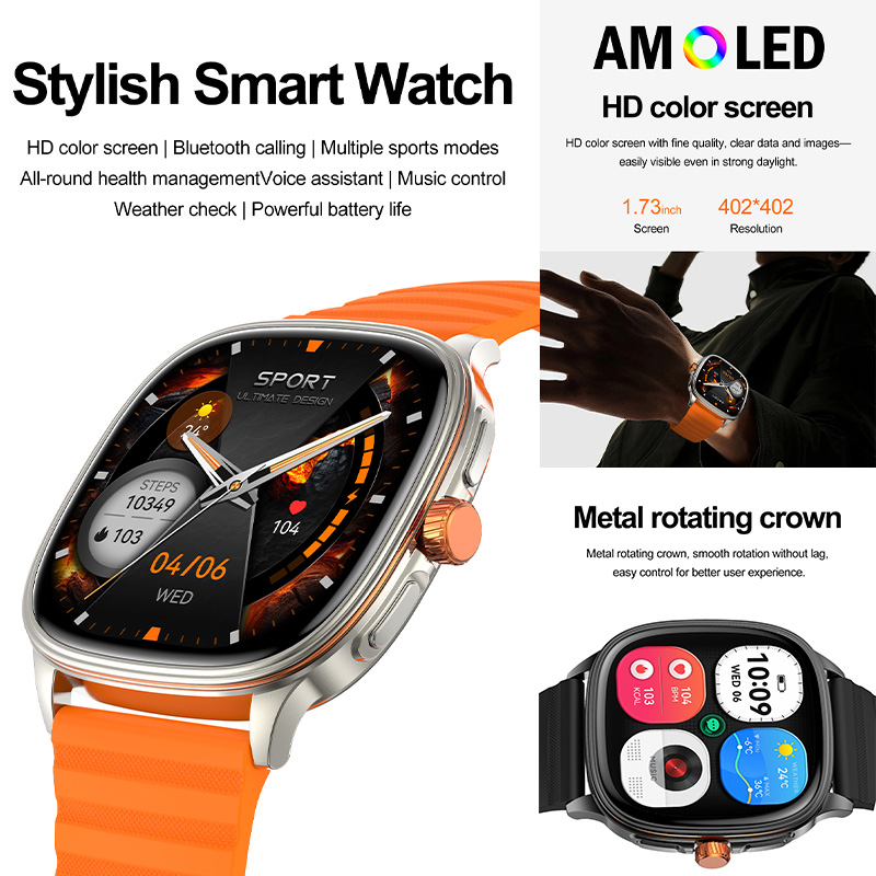 YAOCX HK73 AMOLED Smartwatch M - đánh giá và giá Smartwatch Sports Watches For Women