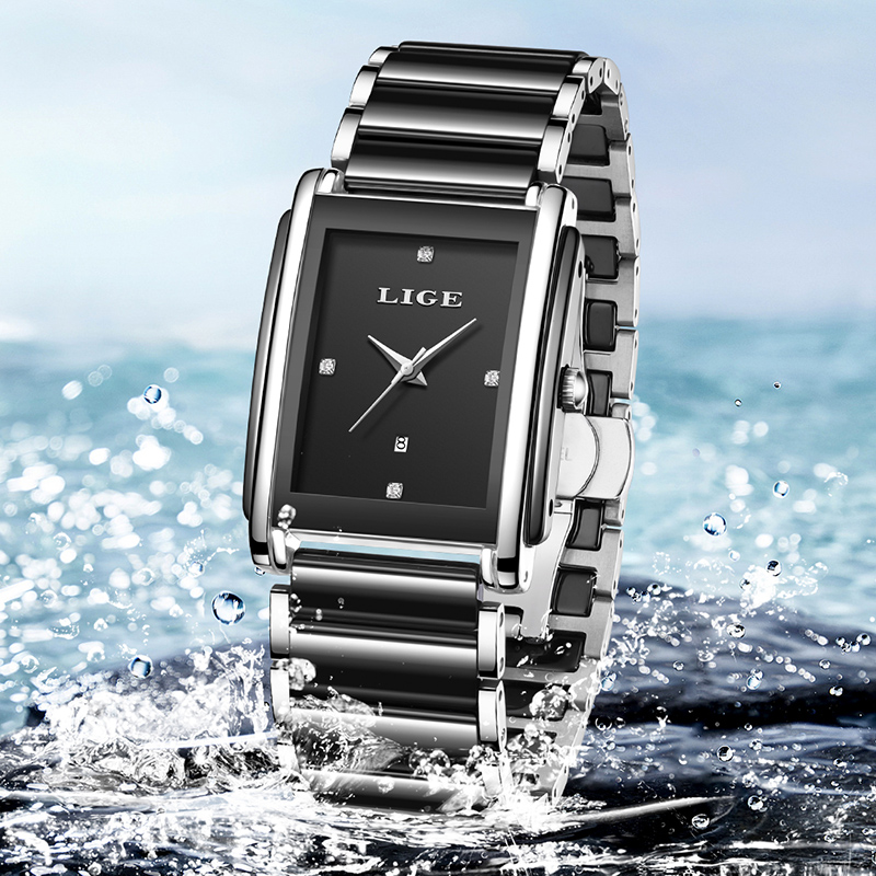 LIGE New Luxury Women Watches  - đánh giá và giá Luxury Ceramic Watch