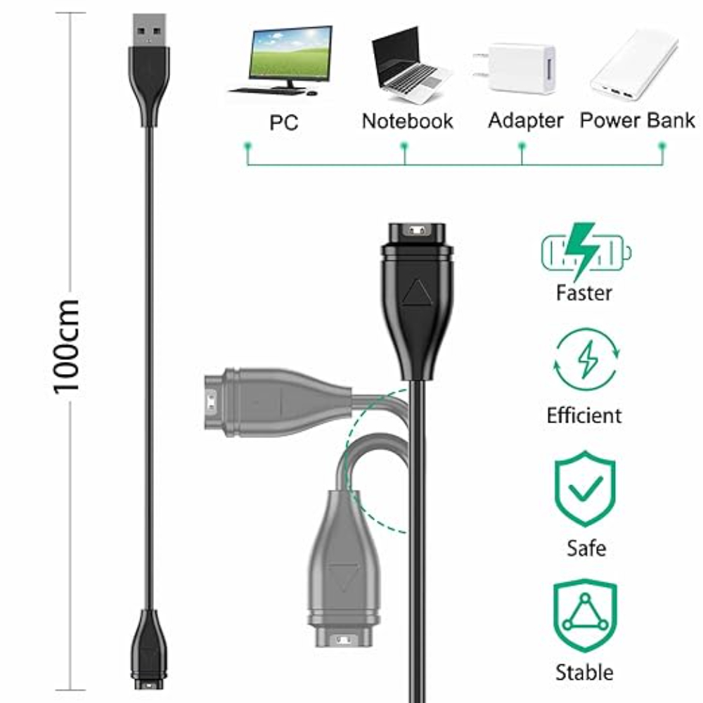 Charging cable suitable for Ga - đánh giá và giá Xwatch Smartwatch