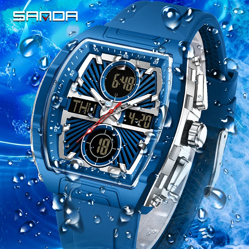 SANDA Fashion Trend Men's Watc - đánh giá và giá Smartwatch Trending Watches For Men