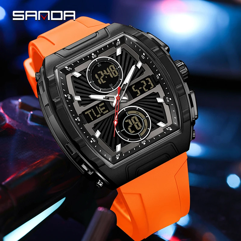 SANDA Fashion Trend Men's Watc - đánh giá và giá Smartwatch Trending Watches For Men