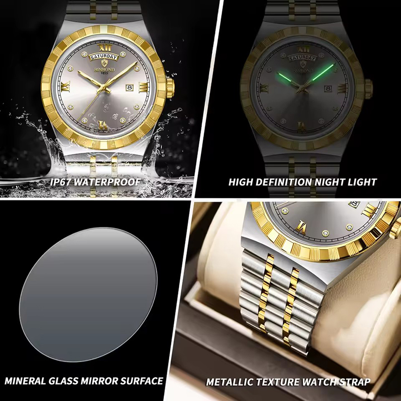 BINBOND Men's Watch Fashion Tr - đánh giá và giá Smartwatch Trending Watches For Men