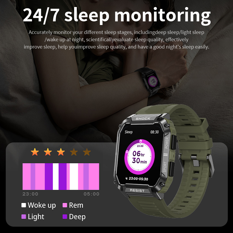 LIGE Men's Smartwatch Health B - đánh giá và giá Smartwatch Watches For Sale
