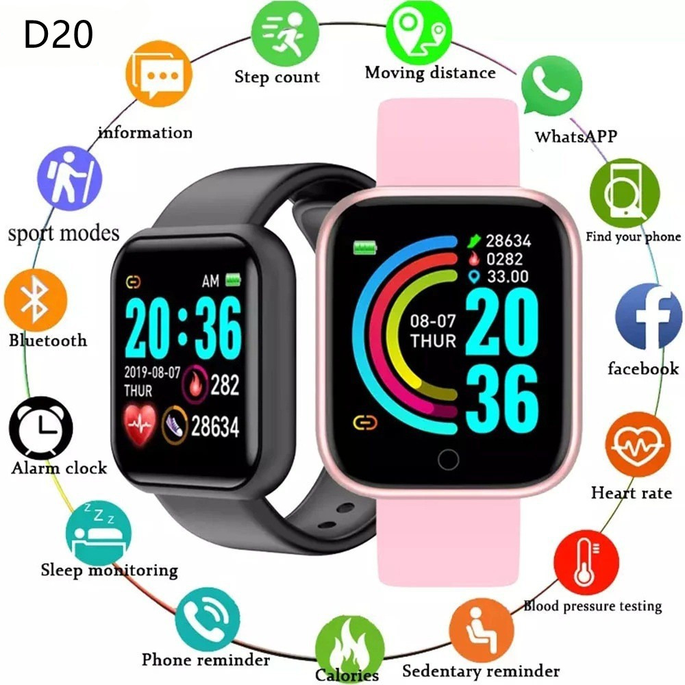 D20 Y68 Đồng Hồ Thông Minh Thể - đánh giá và giá Watch Smart Y68