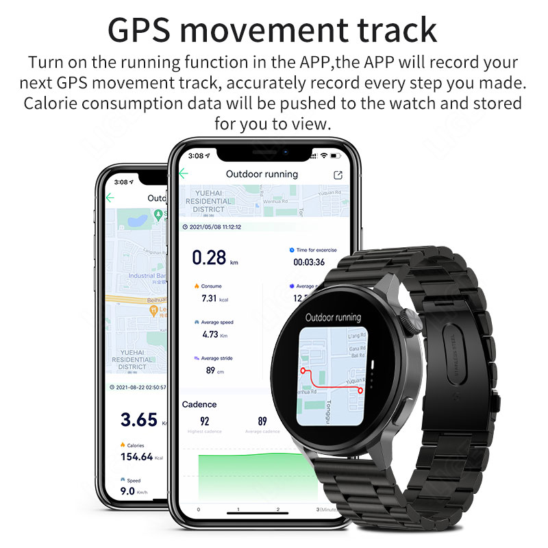 FOXBOX Men's Smart Watch GPS M - đánh giá và giá Smartwatch Watches For Sale