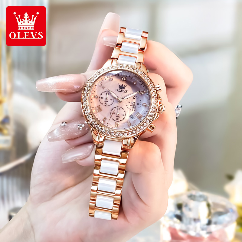 OLEVS 9999 Women Watch Brand O - đánh giá và giá Luxury Ceramic Watch