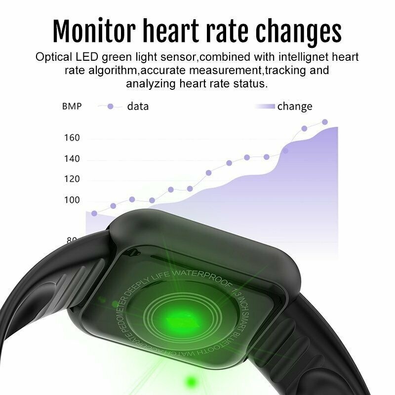 Y68 Smart Watch Men Women Hear - đánh giá và giá Watch Smart Y68