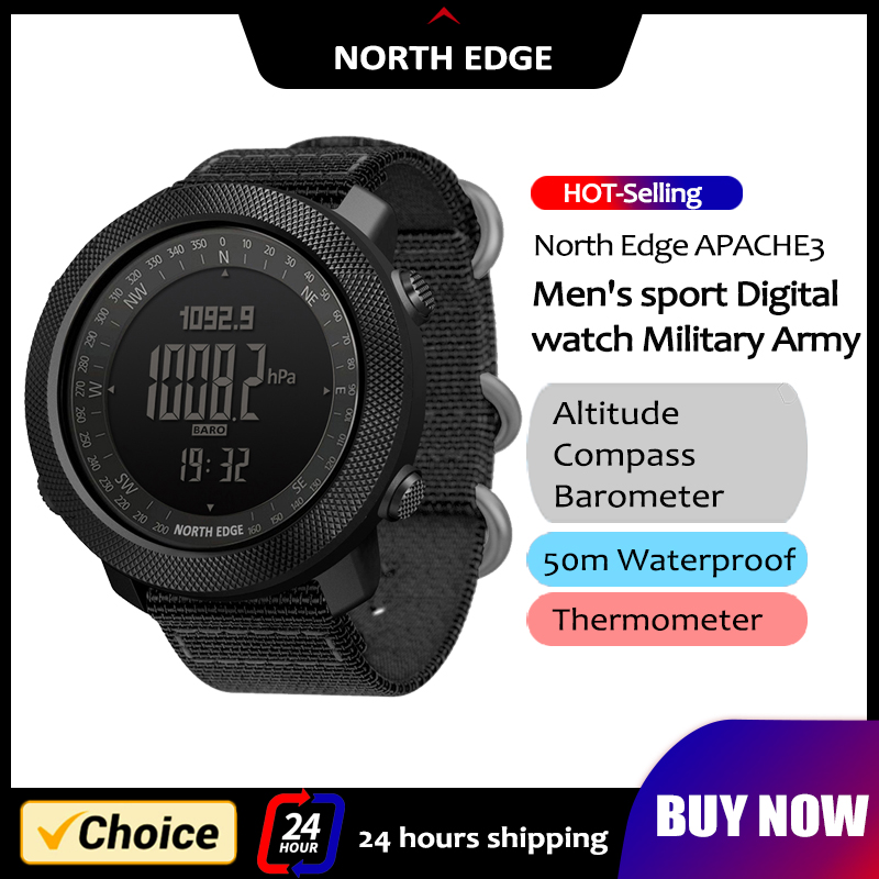 NORTH EDGE Mens Smart Watch Mi - đánh giá và giá Smartwatch Army Watches For Men