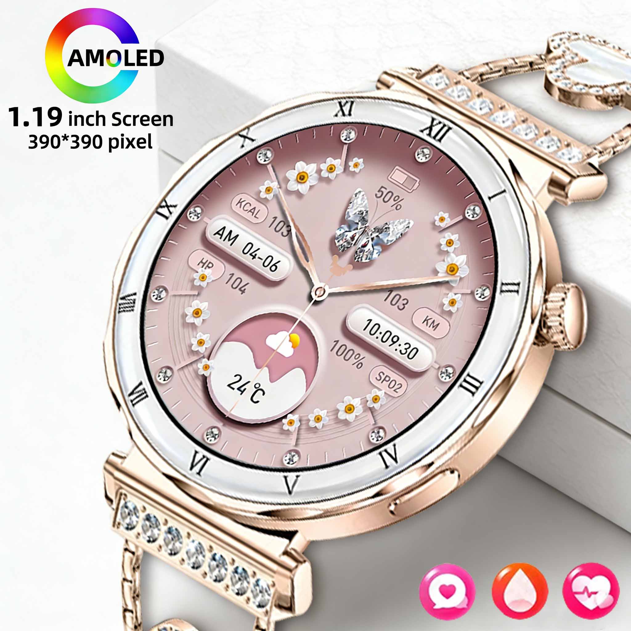 LIGE Women Smart Watch 1.19