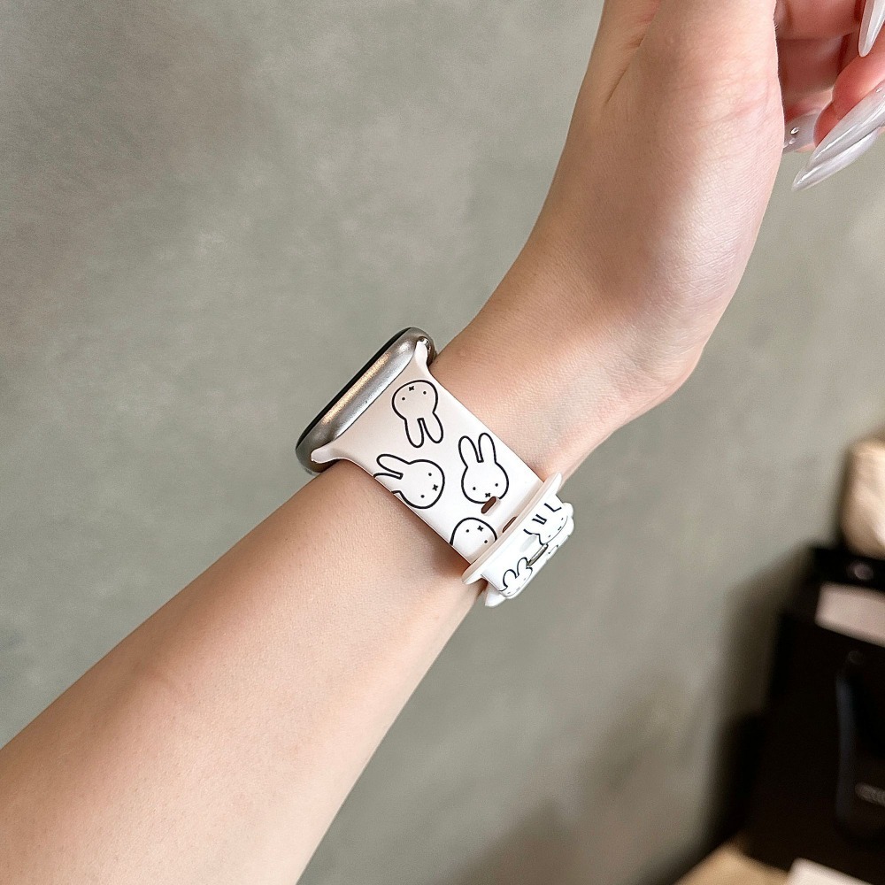 Cute Miffy Rabbit Cartoon Watc - đánh giá và giá Apple Watch Band