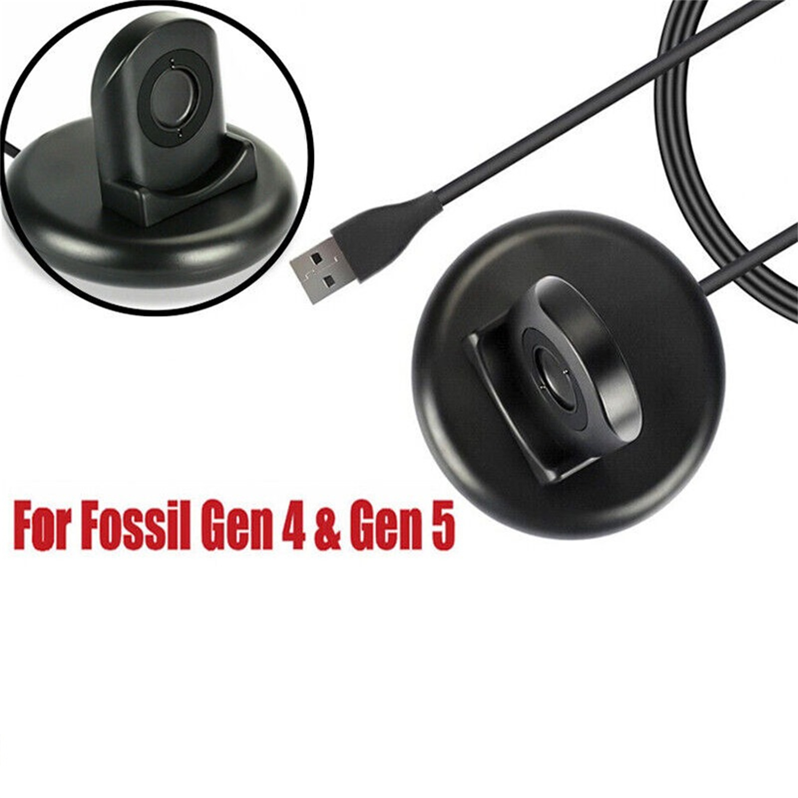 1m USB Watch Charger 5V 500mA  - đánh giá và giá Fossil Watches Smartwatch Gen 4