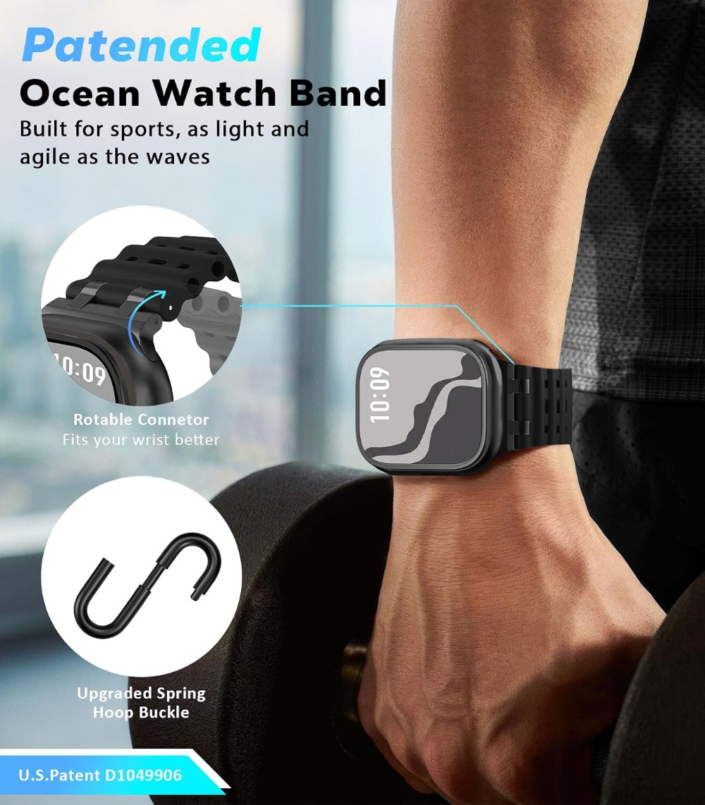 Upgraded Ocean Watch Band Comp - đánh giá và giá Apple Watch Band